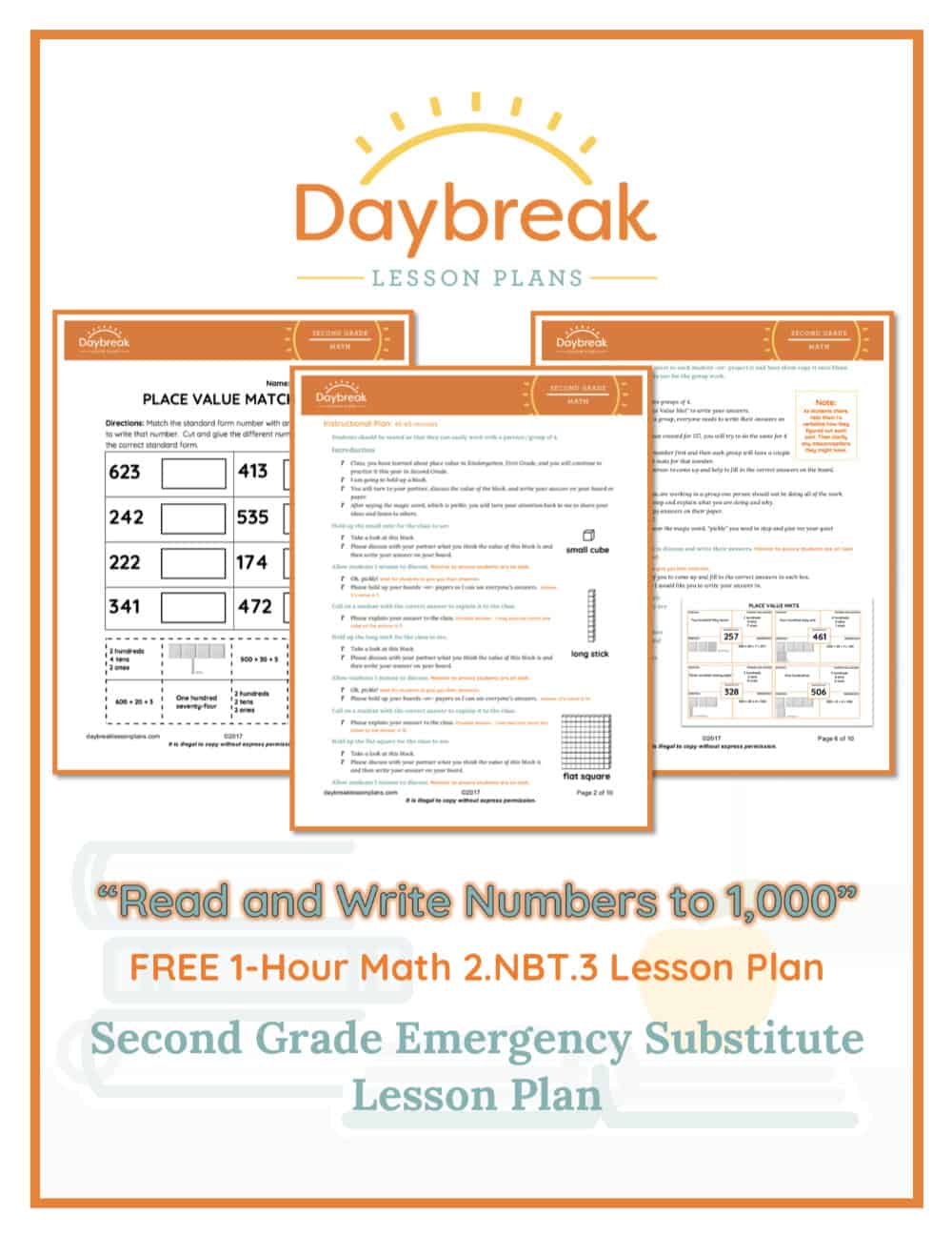 2nd grade common core lesson plan template by math tech connections ...