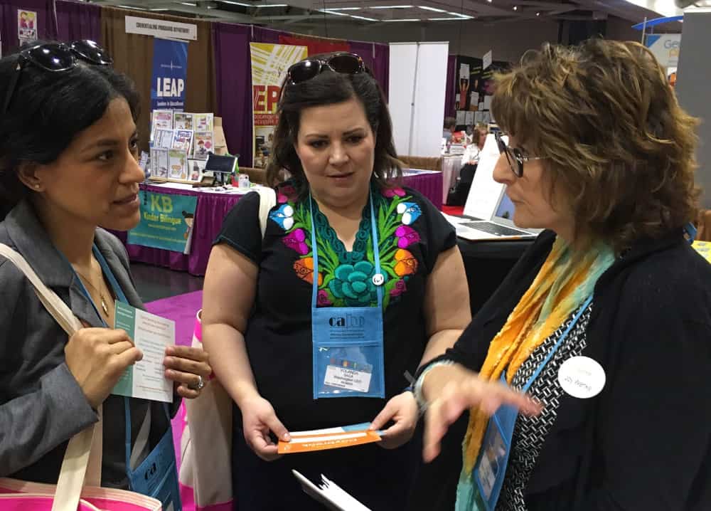 Photo of Joy Wenke teaching a session at the 2018 CABE conference