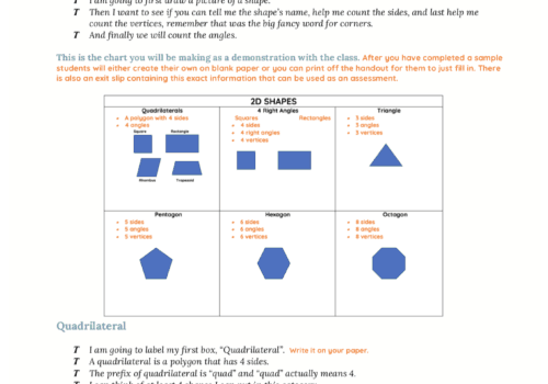 Geometry Attributes Of 2d And 3d Shapes Bundle Daybreak Lessons