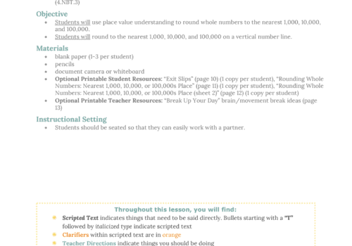 Rounding Whole Numbers to the Hundred-Thousands Place: Introduction to